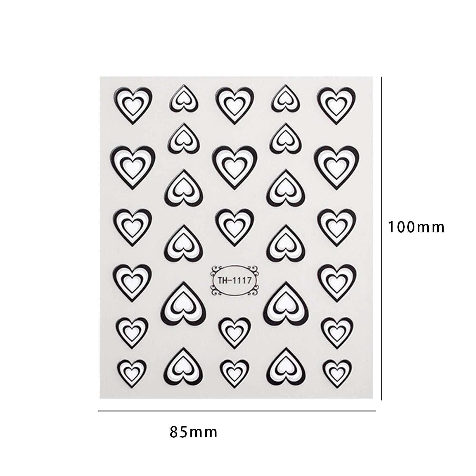 Valentines Day 3D Heart Nail A - Nail Art Valentines Day 评论和价格