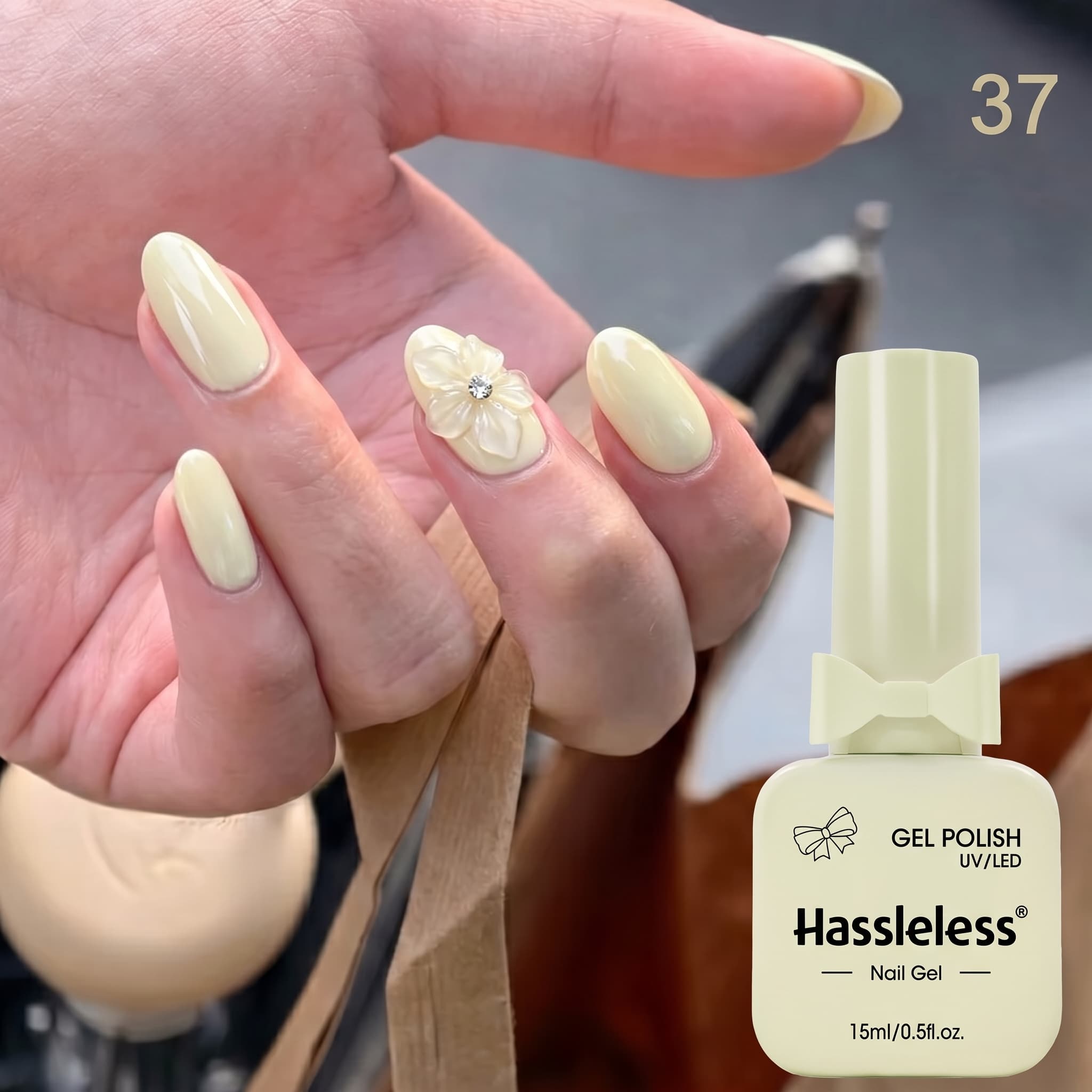Hassleless Nail Polish Gel 3-P - Nail Art Orange 评论和价格