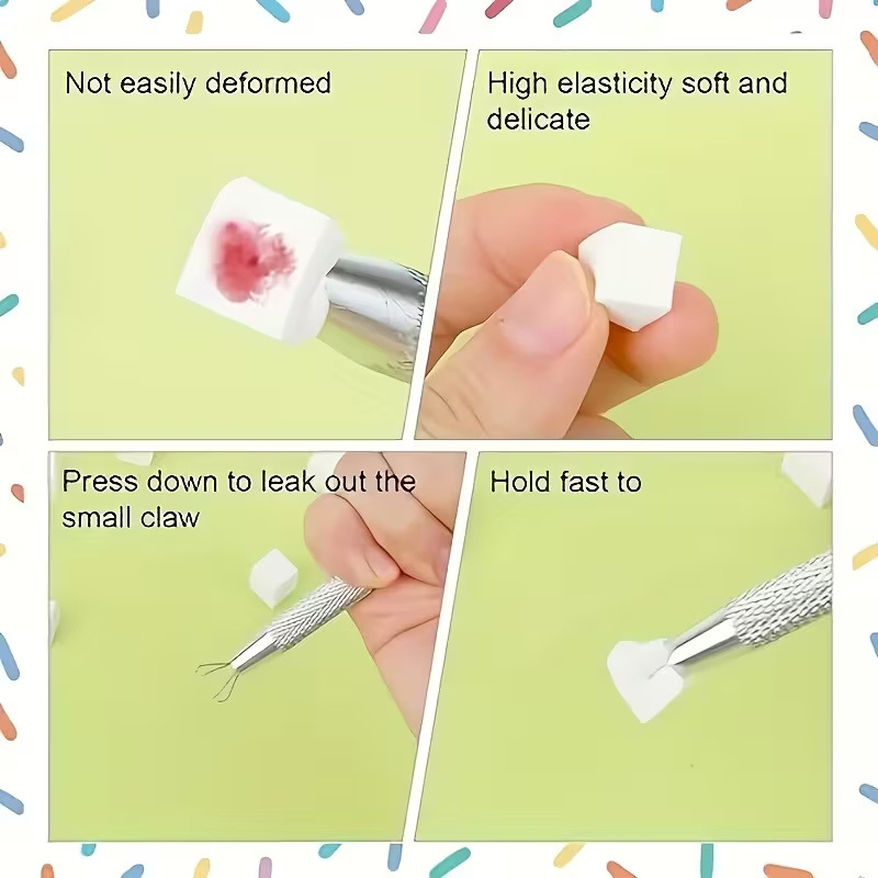 Mini Nail Sponge Puff & Nail G - Nail Art Ombre 评论和价格