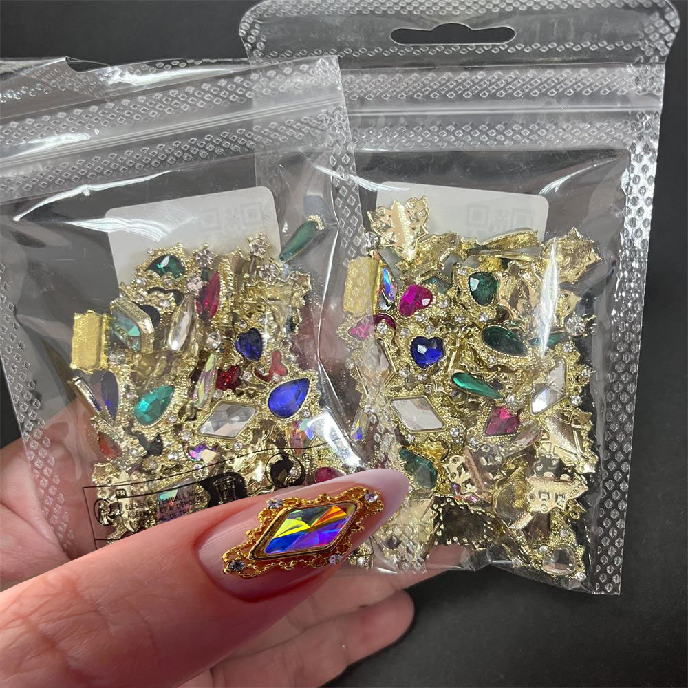 60PCS Mix Nail Art Rhinestones - Nail Art Valentines Day 评论和价格