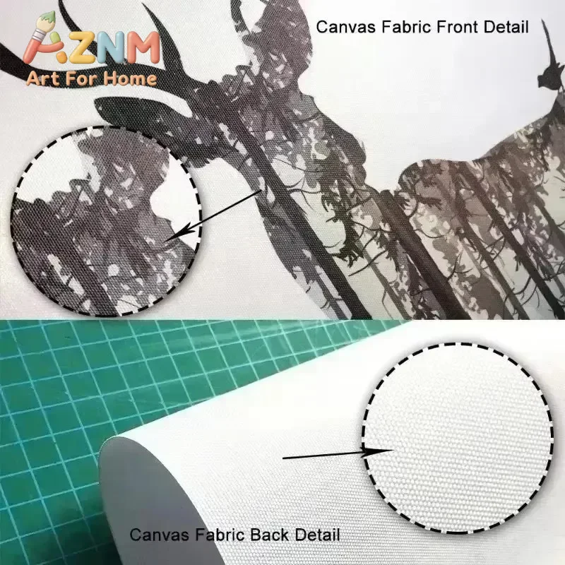 AZNM Frameless Canvas Wall Art - Nail Art Pink 评论和价格