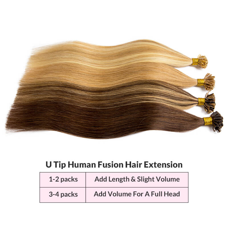 Woman Hair Extensions Keratin  - Nail Art Ombre 评论和价格